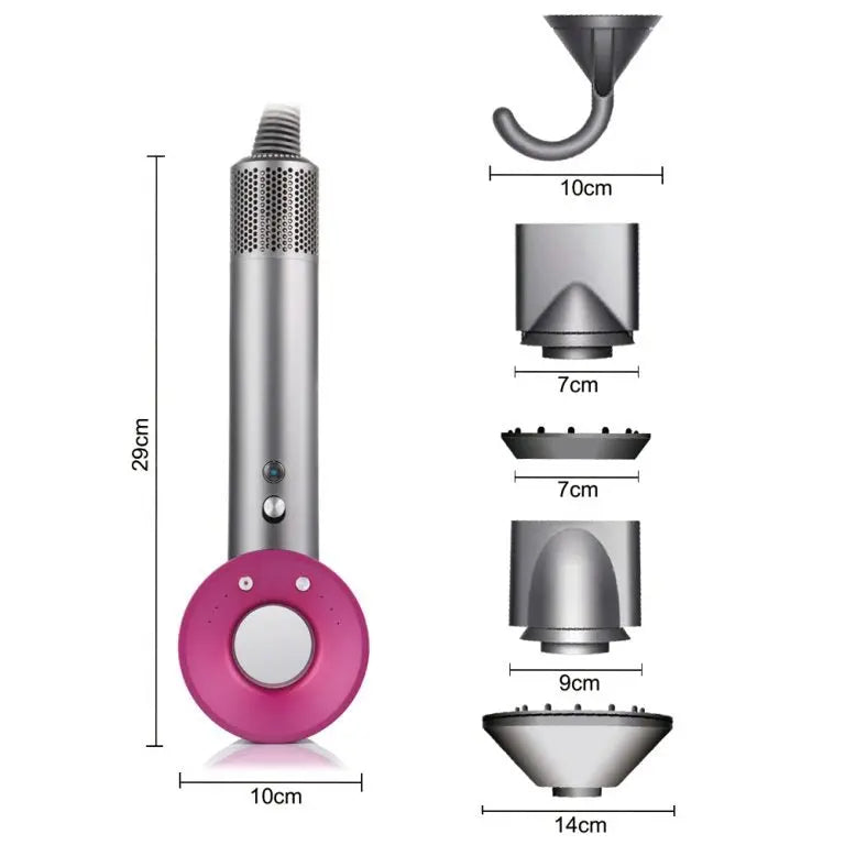 Uscător de Păr Tip Dyson Profesional – Putere și Eleganță Premium