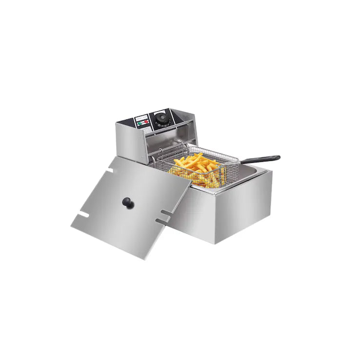 Friteuza Electrica Comerciala, AT PERFORMANCE®, capacitate 5L, gri