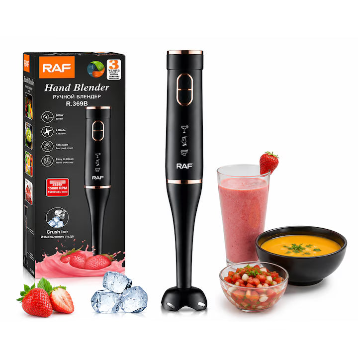 Blender Vertical RAF R.369B, 800W, 15000 RPM, 4 Lame Inox