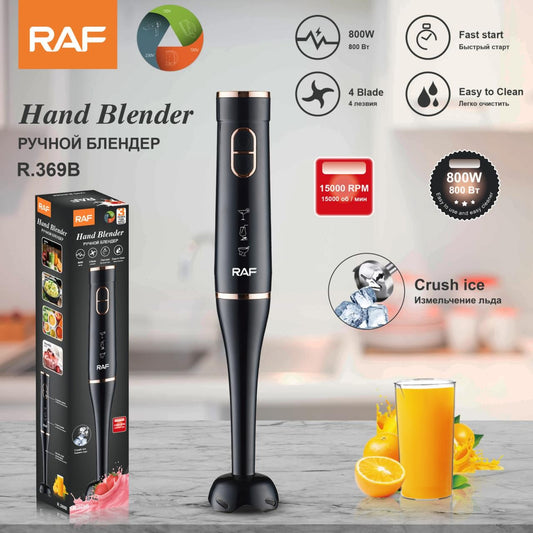 Blender Vertical RAF R.369B, 800W, 15000 RPM, 4 Lame Inox