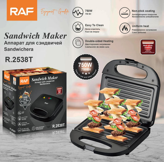 Sandwich Maker Placi Grill din Aluminiu cu Strat Antiaderent