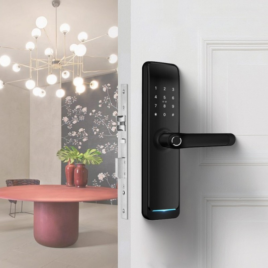 Yala Incuietoare digitala inteligenta pentru usa cu amprenta parola card WiFi cheie si aplicatie