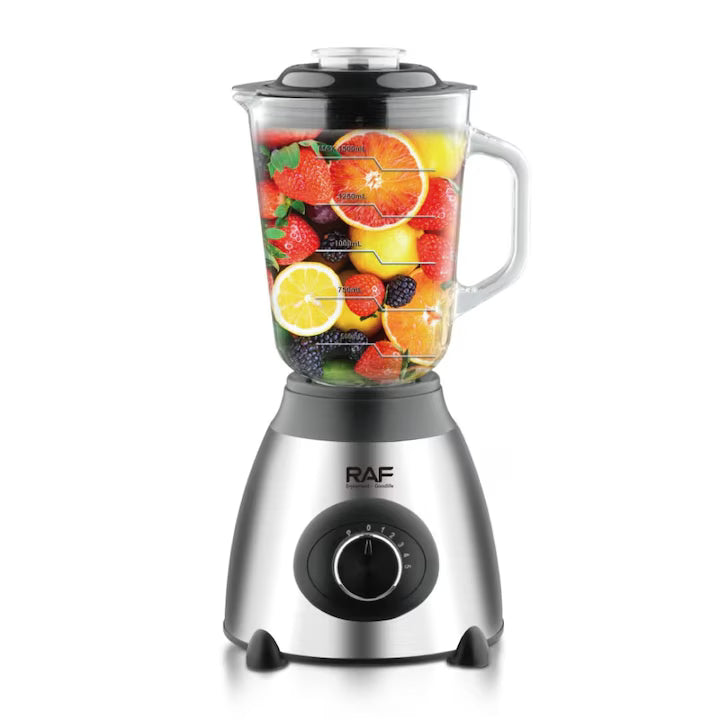 Blender electric 3 în 1, 1000W, vas de sticlă de 1.5L, bol și râșniță din oțel inoxidabil