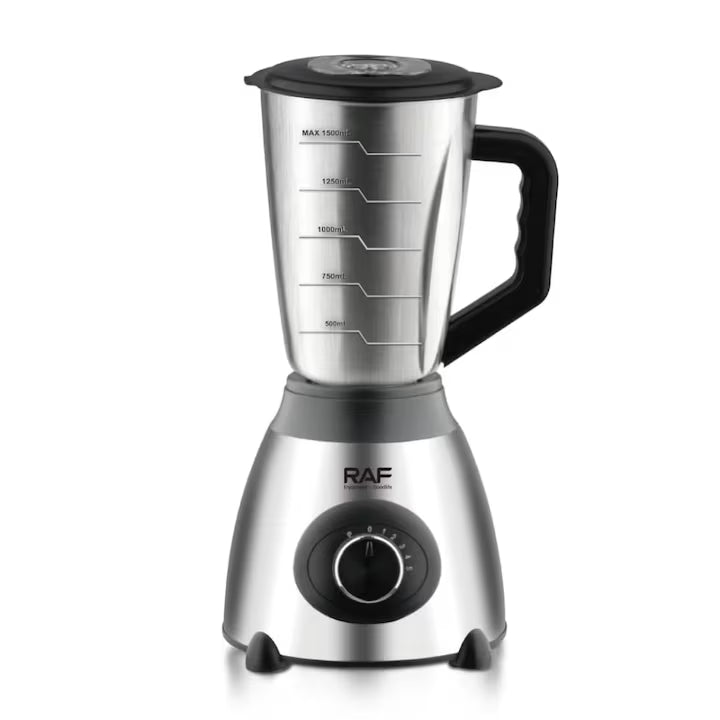 Blender electric 3 în 1, 1000W, vas de sticlă de 1.5L, bol și râșniță din oțel inoxidabil