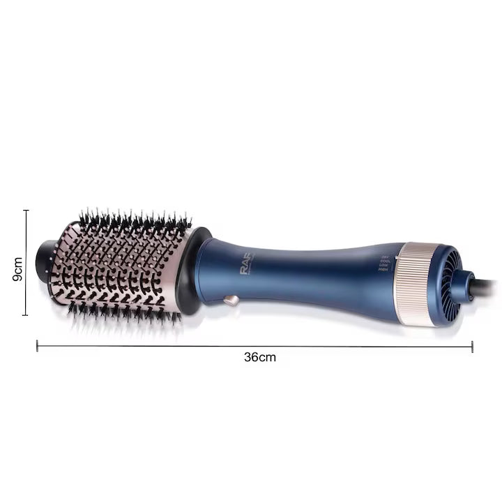 Perie rotativa cu aer cald 3 in 1, perie rotunda + perie indreptare + ondulator