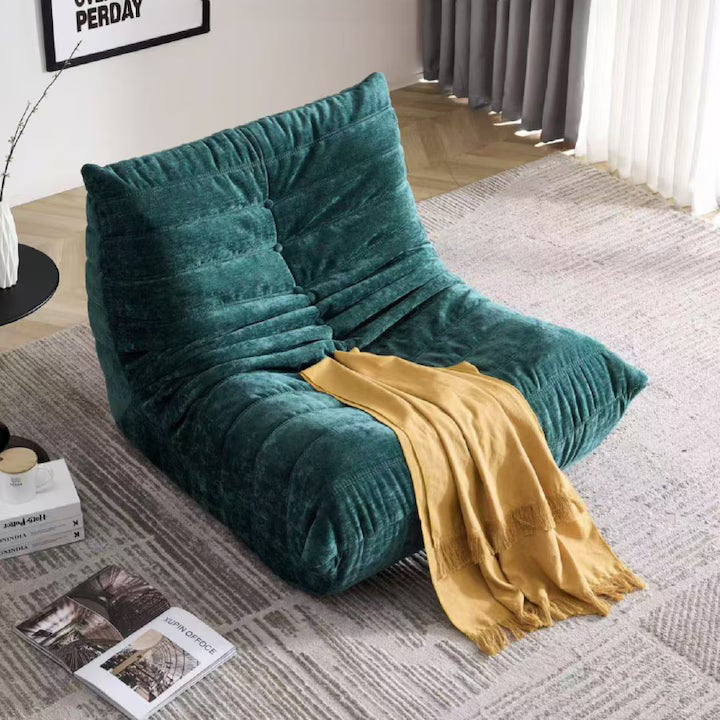 Fotoliu Lounge Modern, Tapițat, Confortabil și Elegant, Ideal pentru Living sau Dormitor VERDE