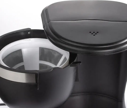Cafetieră Electrică, 680W, 1.2 Litri, 12 Cești de Cafea Sistem Anti-Picurare
